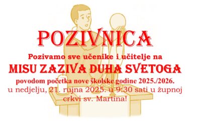 Misa zaziva Duha svetoga