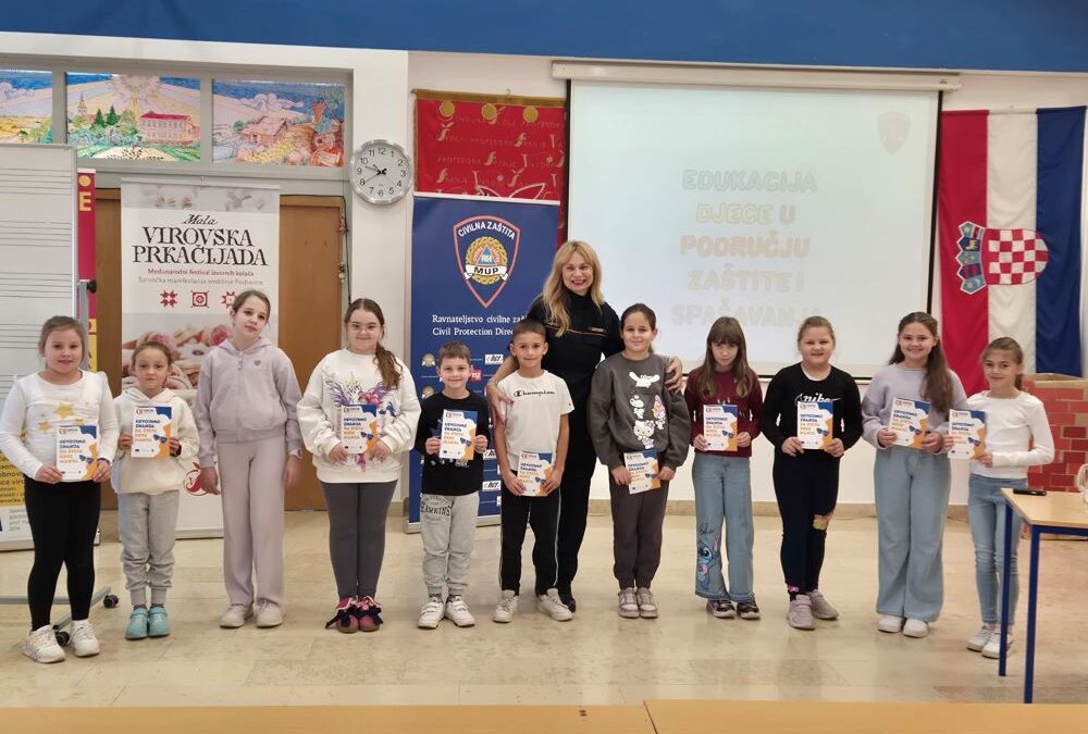 Edukacija iz civilne zaštite za učenike od 2. do 4. razreda