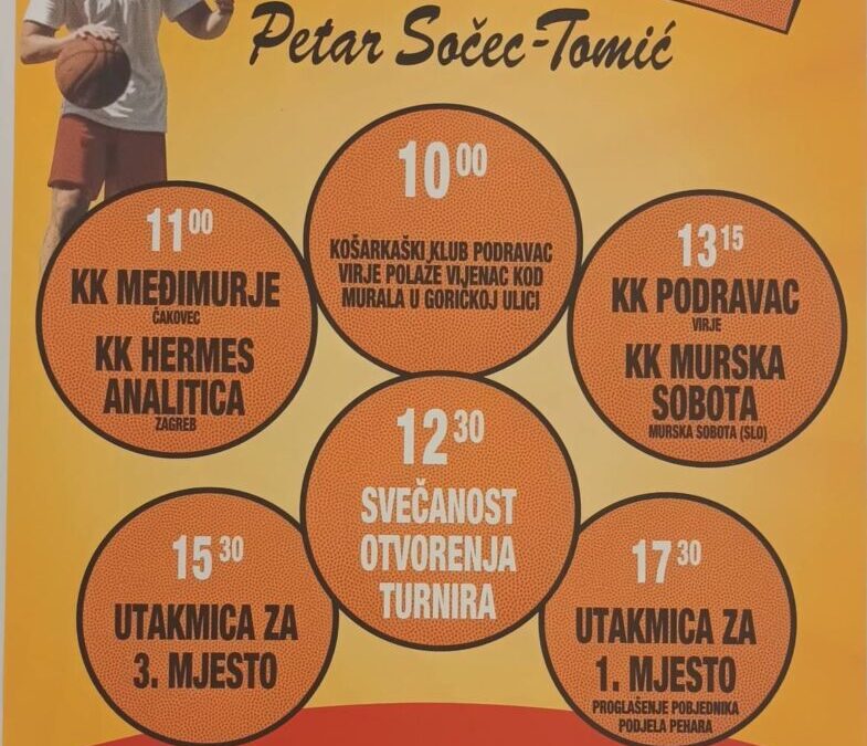 Dođite na 4. Memorijalni košarkaški turnir Petar Sočec-Tomić