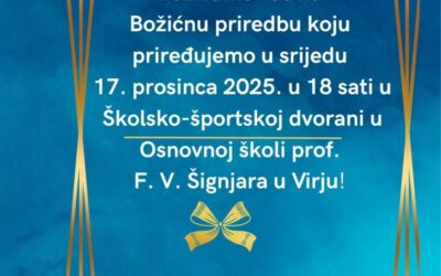 Božićna priredba – pozivnica