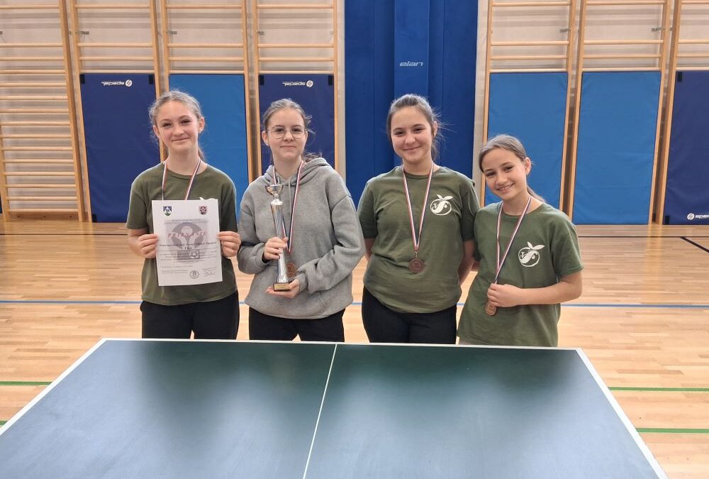 Naše cure osvojile su stolnotenisku brončanu medalju