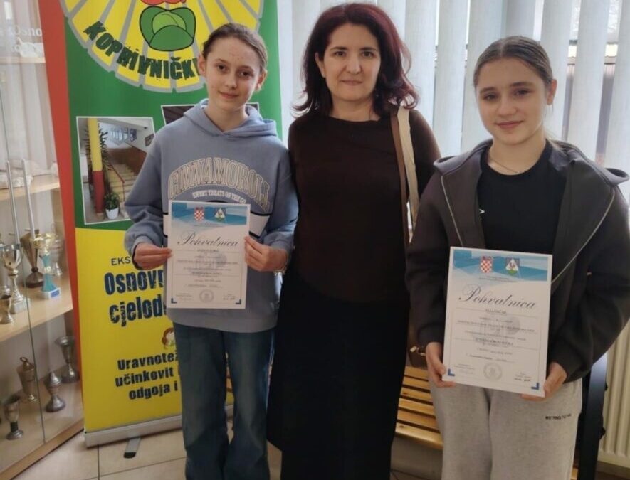 Uspješno sudjelovanje na Županijskom natjecanju iz njemačkoga jezika