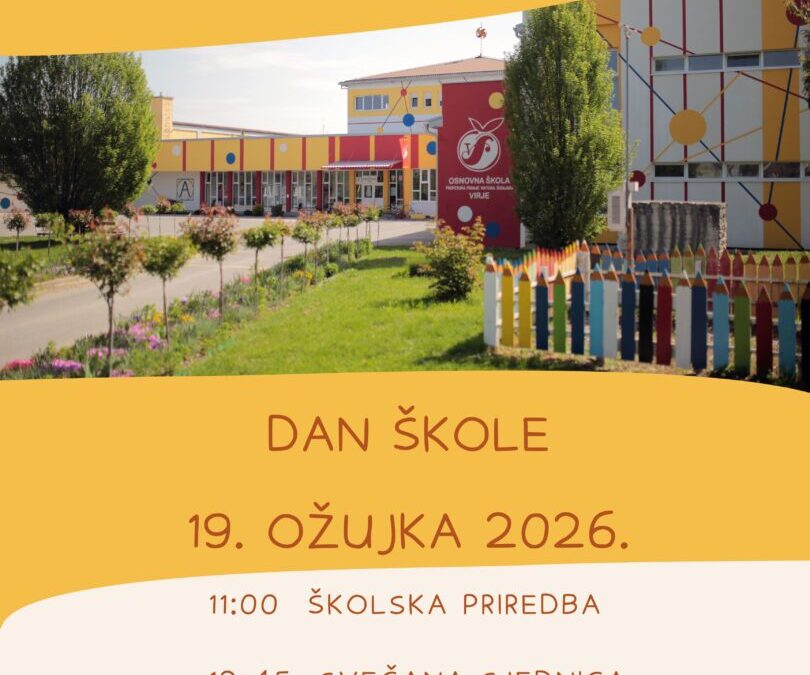 Dan škole pozivnica