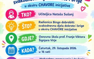Pozivnica na radionicu u sklopu CHAVORE inicijative