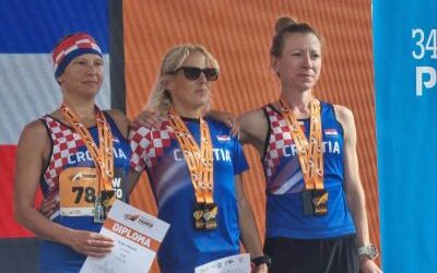 Vanja Rupčić, učiteljica Matematike, osvojila je pojedinačno svjetsku broncu i ekipno zlato u maratonu